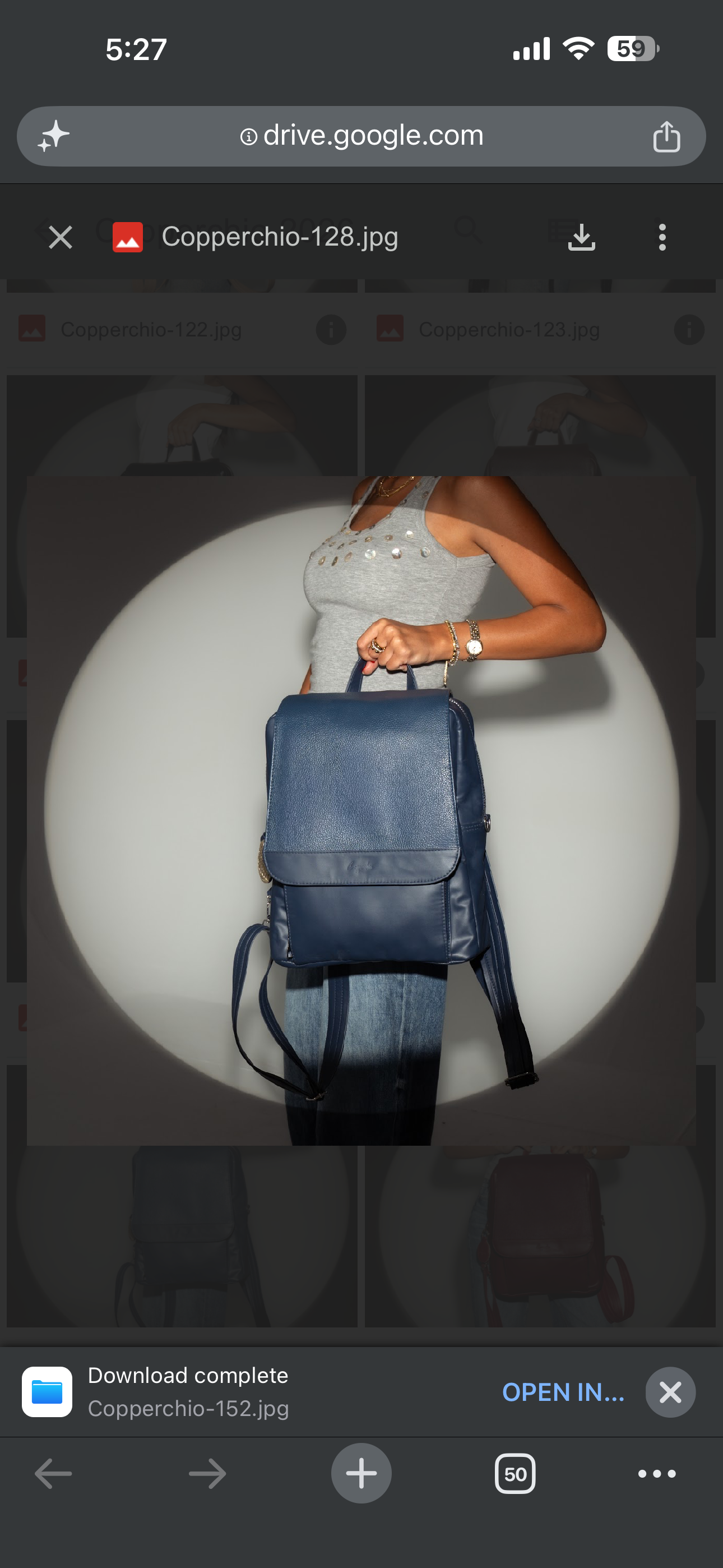 The Monaco in Navy