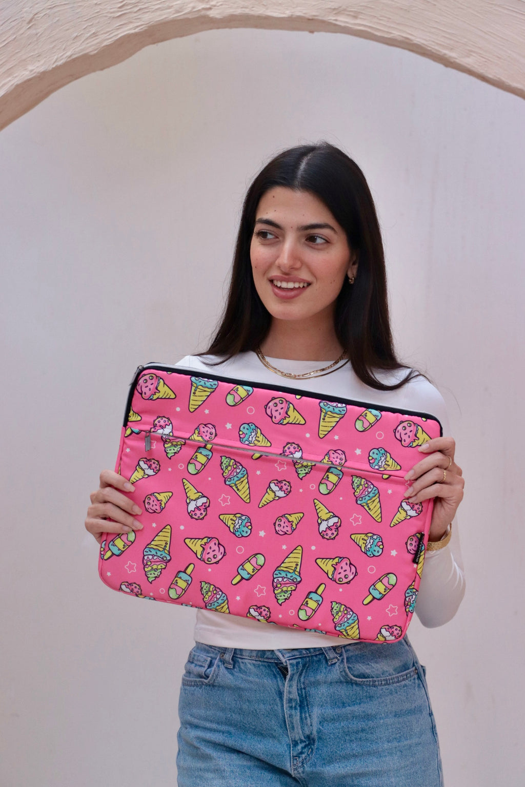 Ice cream laptop sleeve