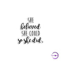 She believed she could so she did - Copperchio
