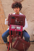 Dark red Laptop bag - Copperchio