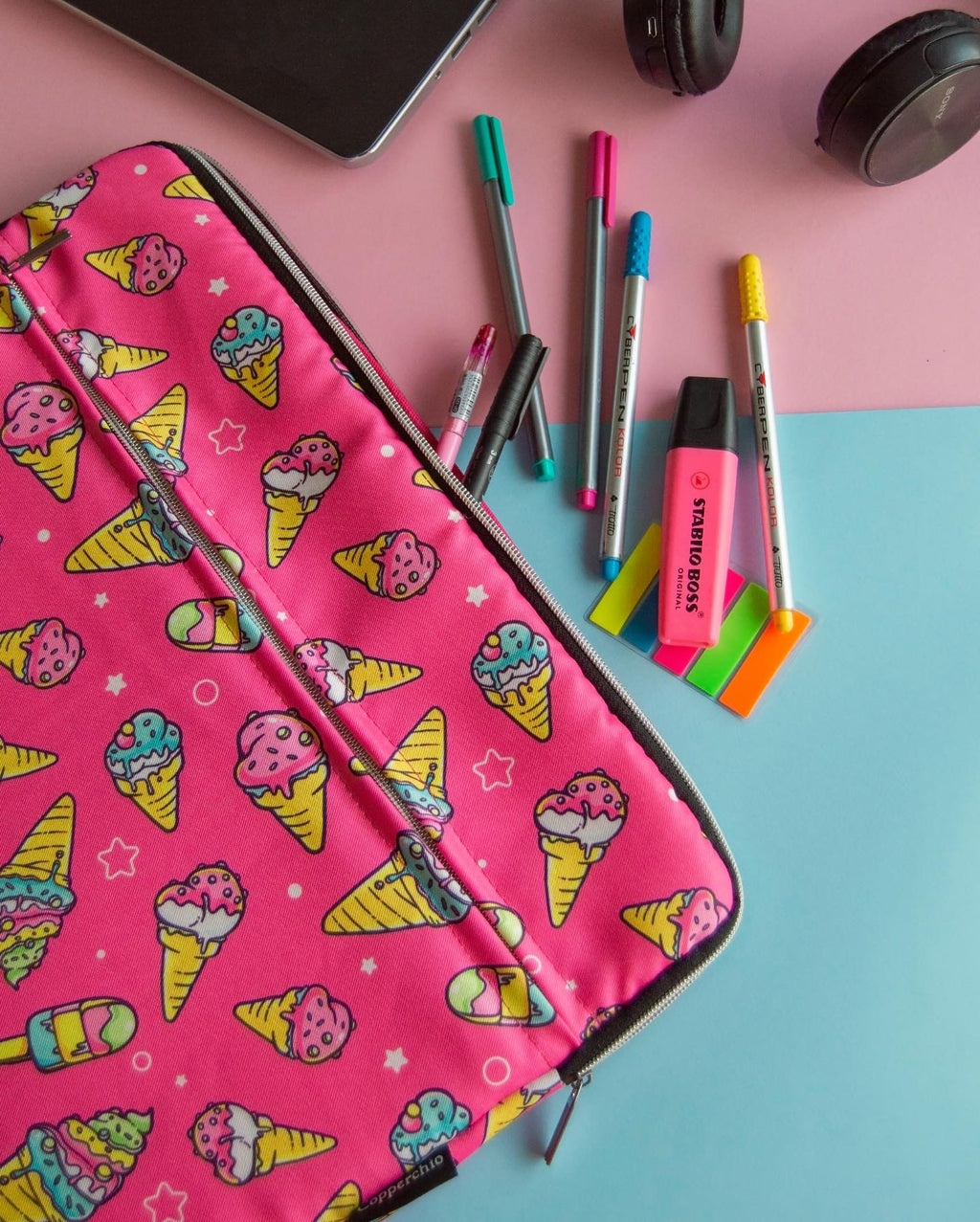Ice cream laptop sleeve