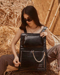 Black Laptop Backpack - Copperchio