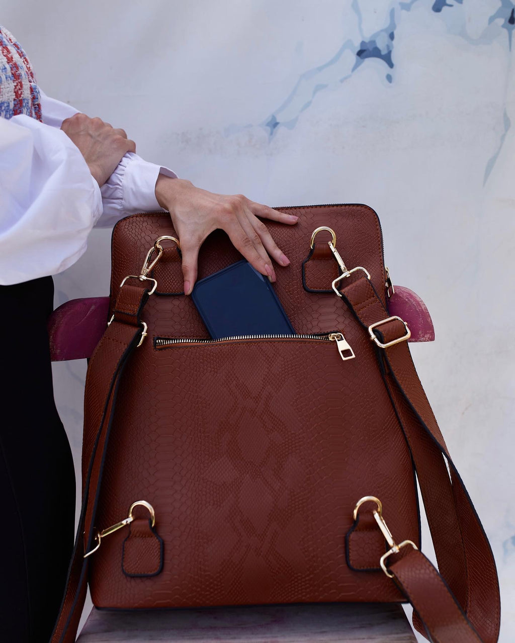 Camel Laptop Backpack