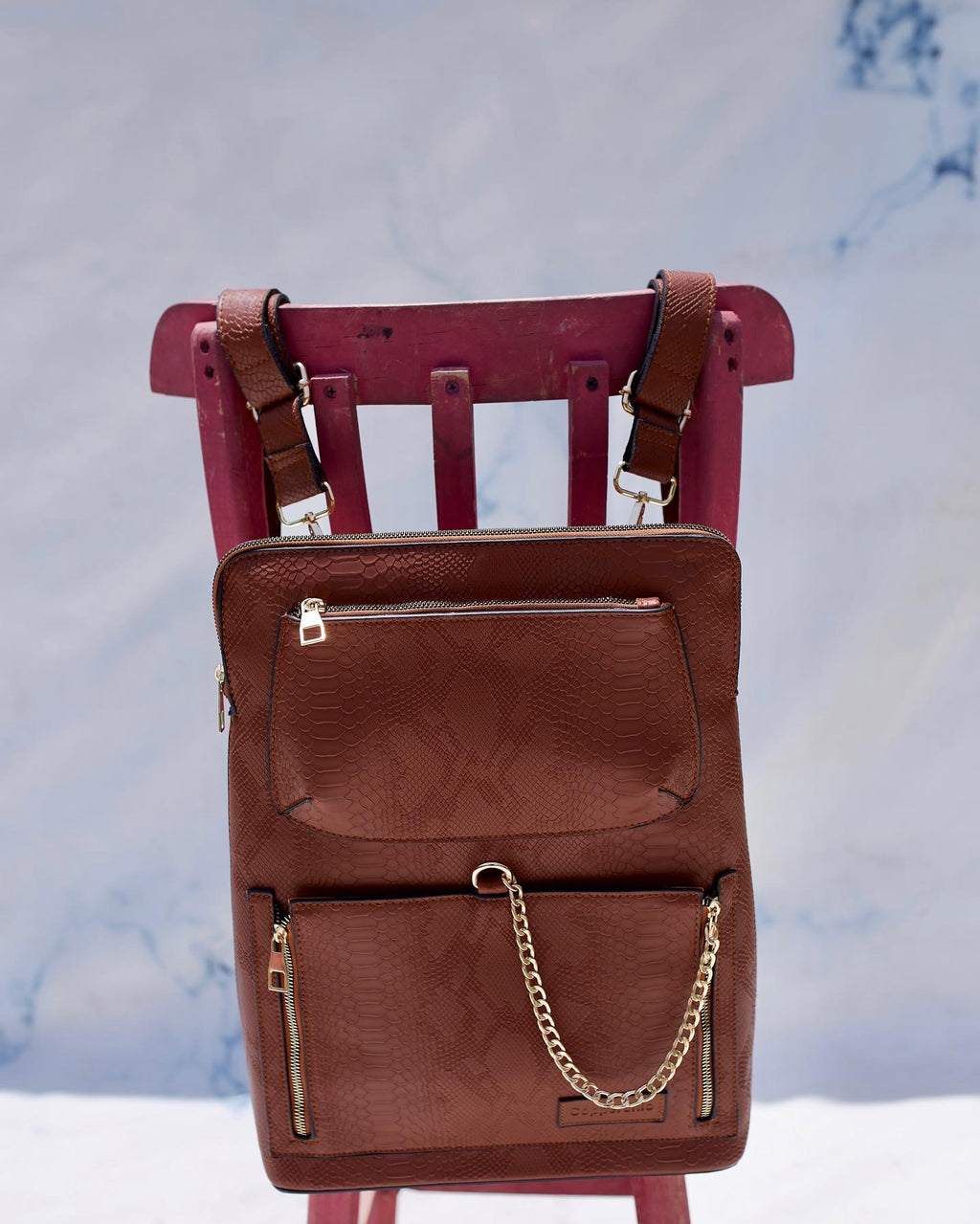 Camel Laptop Backpack